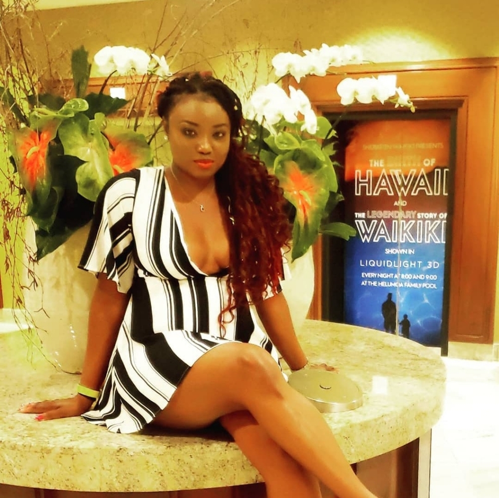 Charlotte Russe Monochrome Striped Dress